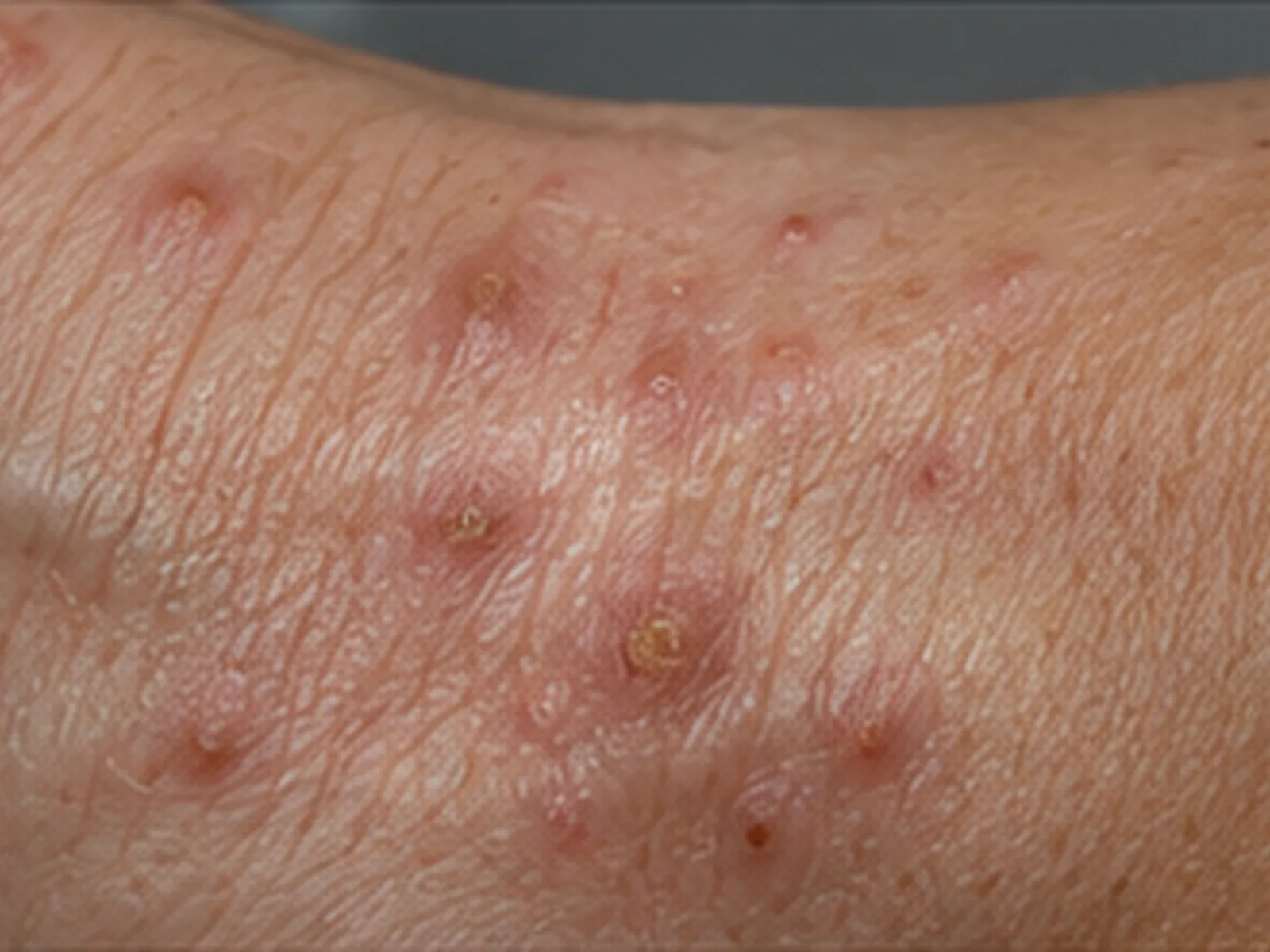 Folliculitis op de arm